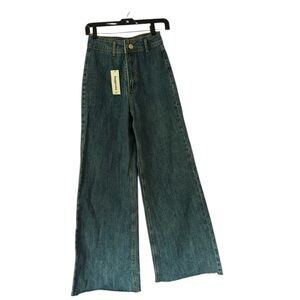 Supgoreou Blue mom jeans  Women's Jeans